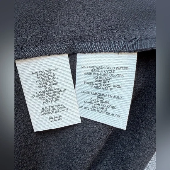 Rachel Rachel Roy Black Sleeveless Jumpsuit Gold Stud Trim Straight Leg Sz 2 NWT - Picture 13 of 16